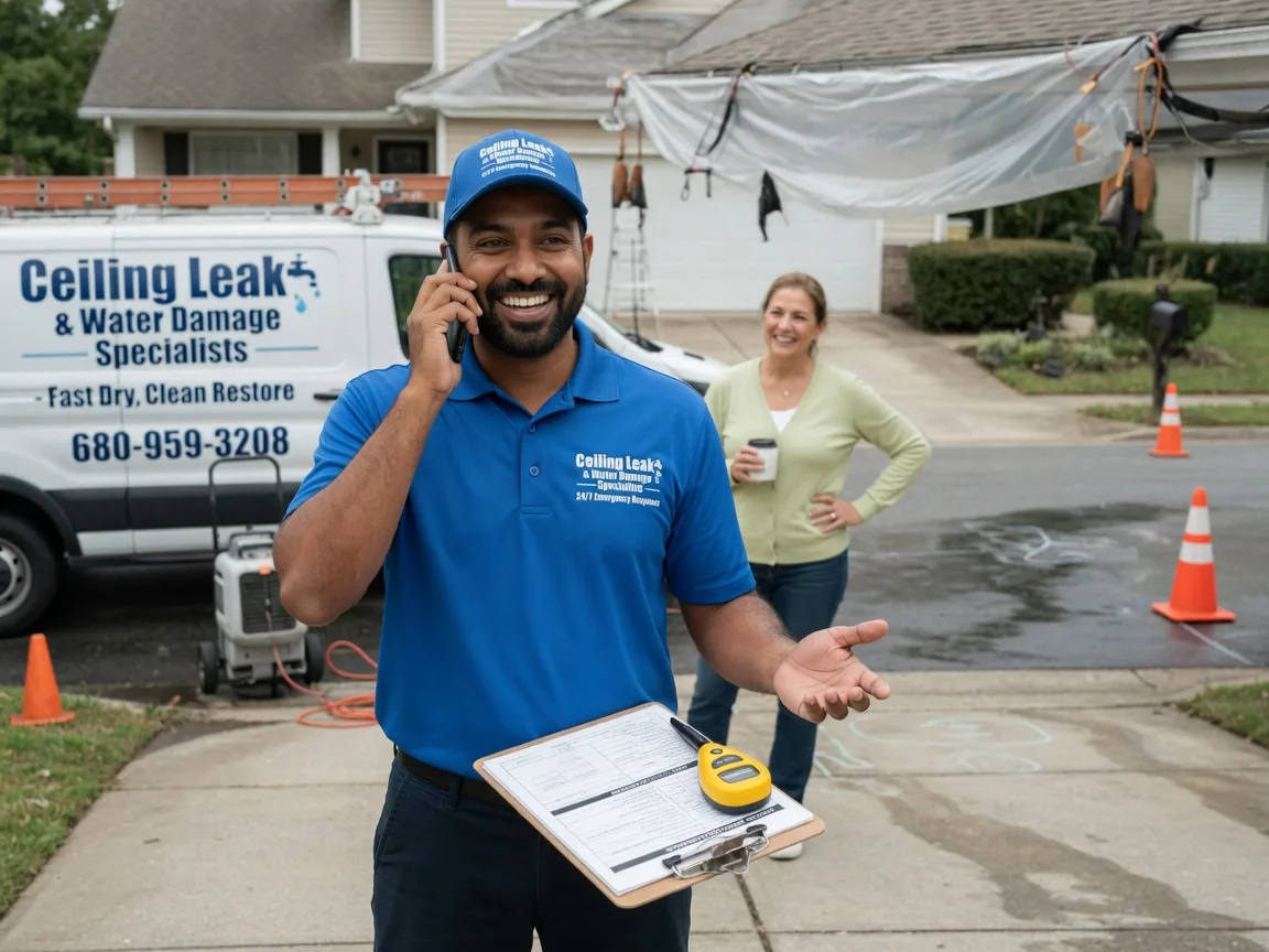Ceiling Leak Cleanup White Oak, TX FAQs